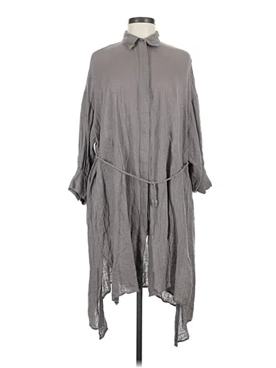 Pre-owned Assorted Brands Casual Dress In Gray
