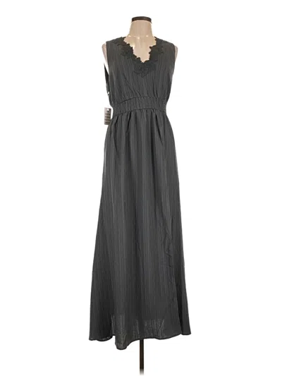 Pre-owned Assorted Brands Casual Dress In Gray