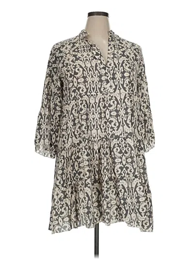 Pre-owned Assorted Brands Casual Dress In Gray