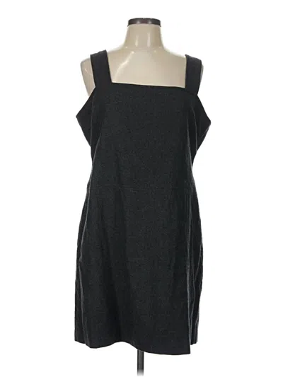 Pre-owned Assorted Brands Casual Dress In Gray