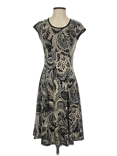Pre-owned Assorted Brands Casual Dress In Gray