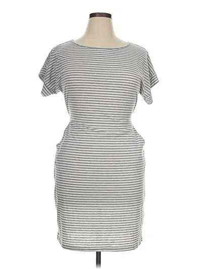 Pre-owned Assorted Brands Casual Dress In Gray