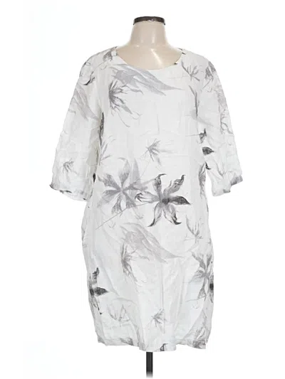 Pre-owned Assorted Brands Casual Dress In Gray