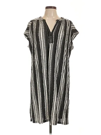 Pre-owned Assorted Brands Casual Dress In Gray