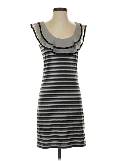 Pre-owned Assorted Brands Casual Dress In Gray