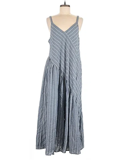 Pre-owned Assorted Brands Casual Dress In Gray