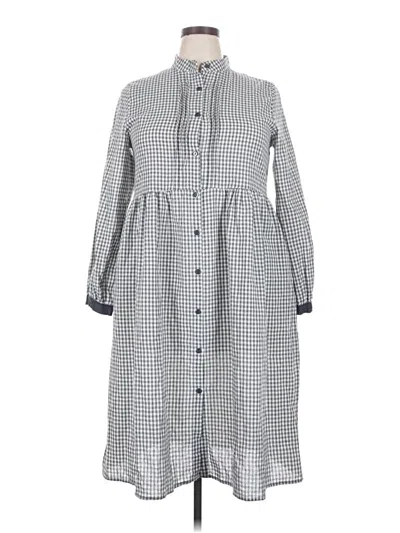 Pre-owned Assorted Brands Casual Dress In Gray