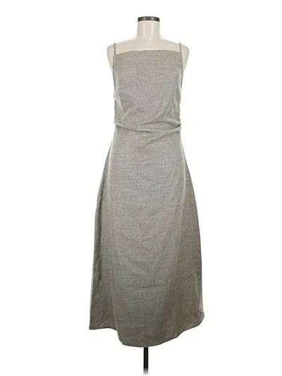Pre-owned Assorted Brands Casual Dress In Gray