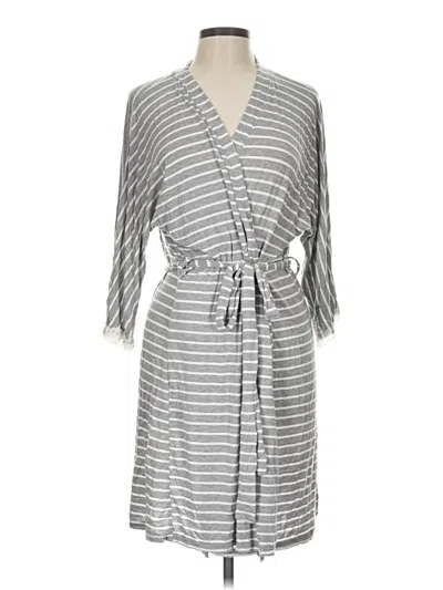 Pre-owned Assorted Brands Casual Dress In Gray