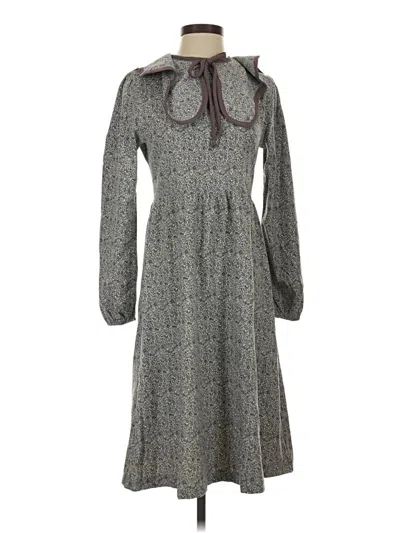 Pre-owned Assorted Brands Casual Dress In Gray