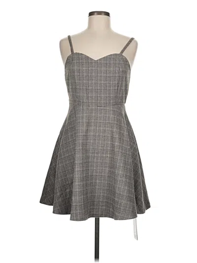 Pre-owned Assorted Brands Casual Dress In Gray