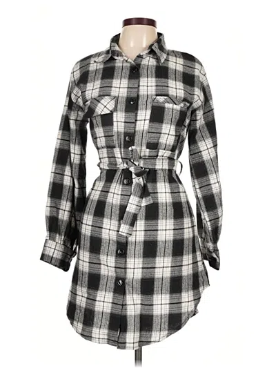 Pre-owned Assorted Brands Casual Dress In Gray
