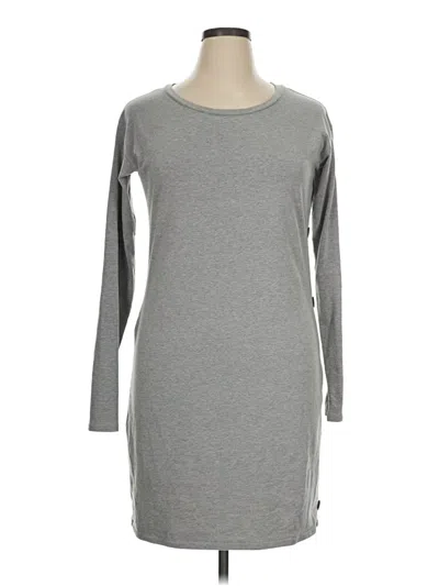 Pre-owned Assorted Brands Casual Dress In Gray