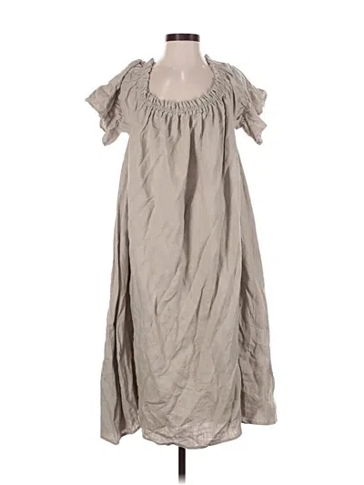 Pre-owned Assorted Brands Casual Dress In Gray