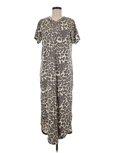 Pre-owned Assorted Brands Casual Dress In Gray