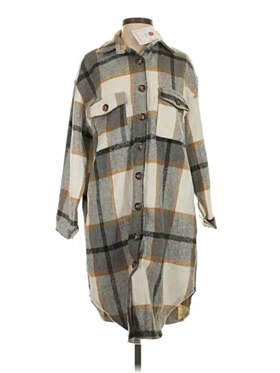 Pre-owned Assorted Brands Casual Dress In Gray