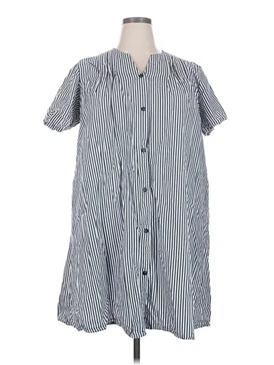 Pre-owned Assorted Brands Casual Dress In Gray