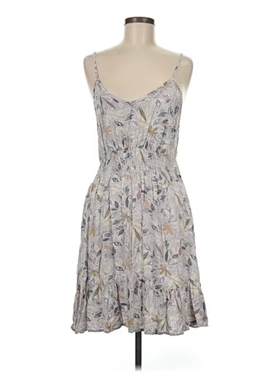 Pre-owned Assorted Brands Casual Dress In Gray