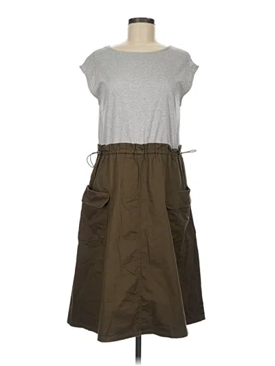 Pre-owned Assorted Brands Casual Dress In Gray