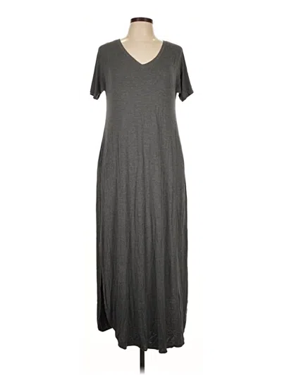 Pre-owned Assorted Brands Casual Dress In Gray