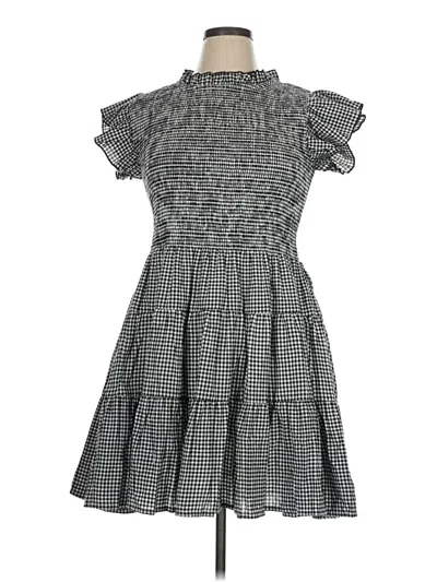 Pre-owned Assorted Brands Casual Dress In Gray