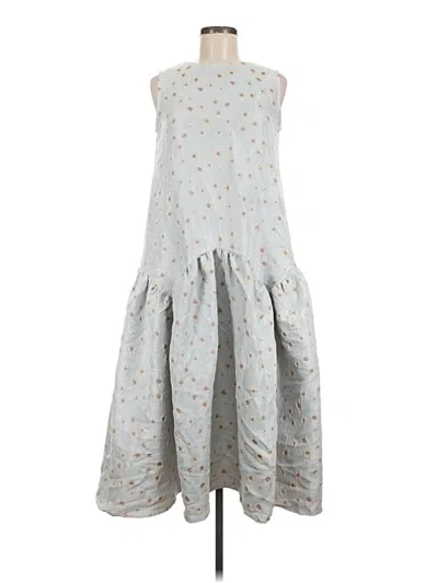 Pre-owned Assorted Brands Casual Dress In Gray