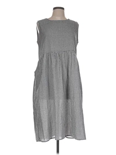 Pre-owned Assorted Brands Casual Dress In Gray