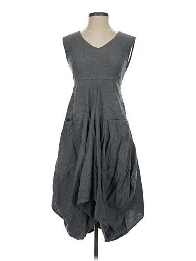 Pre-owned Assorted Brands Casual Dress In Gray