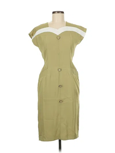 Pre-owned Assorted Brands Casual Dress In Green