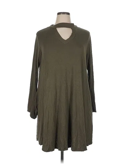 Pre-owned Assorted Brands Casual Dress In Green