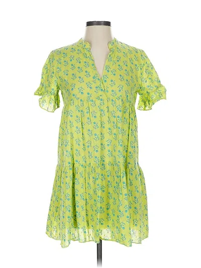 Pre-owned Assorted Brands Casual Dress In Green