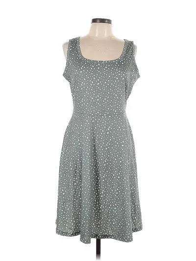 Pre-owned Assorted Brands Casual Dress In Green