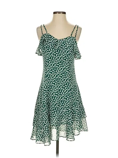 Pre-owned Assorted Brands Casual Dress In Green