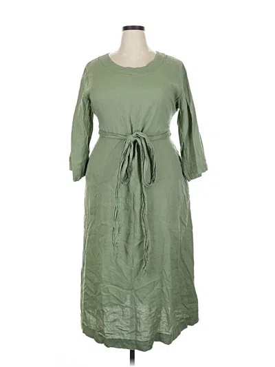 Pre-owned Assorted Brands Casual Dress In Green