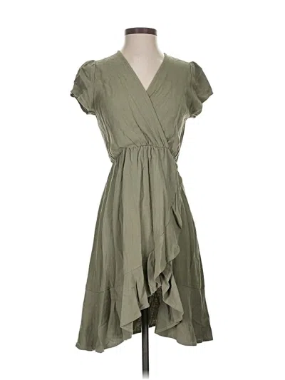 Pre-owned Assorted Brands Casual Dress In Green
