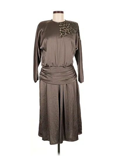 Pre-owned Assorted Brands Casual Dress In Green