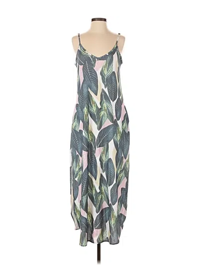 Pre-owned Assorted Brands Casual Dress In Green