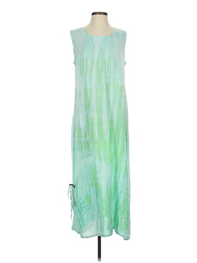 Assorted Brands Casual Dress In Green