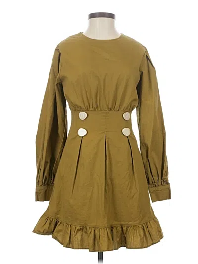 Pre-owned Assorted Brands Casual Dress In Green