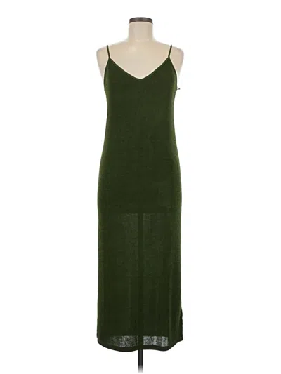 Pre-owned Assorted Brands Casual Dress In Green