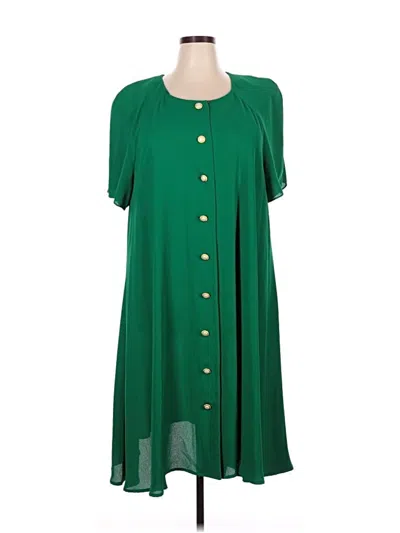 Pre-owned Assorted Brands Casual Dress In Green