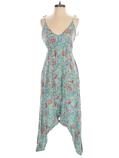Pre-owned Assorted Brands Casual Dress In Green