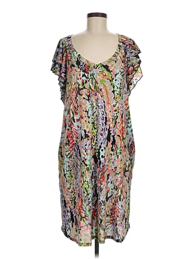 Pre-owned Assorted Brands Casual Dress In Green