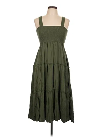 Pre-owned Assorted Brands Casual Dress In Green