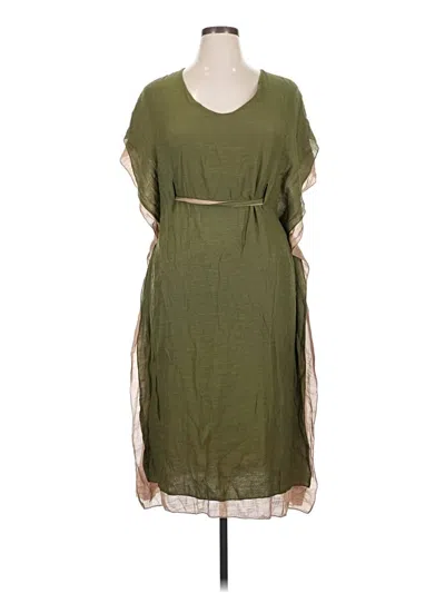 Pre-owned Assorted Brands Casual Dress In Green
