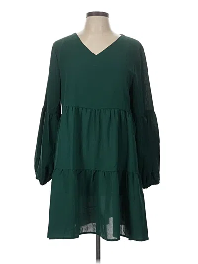 Pre-owned Assorted Brands Casual Dress In Green