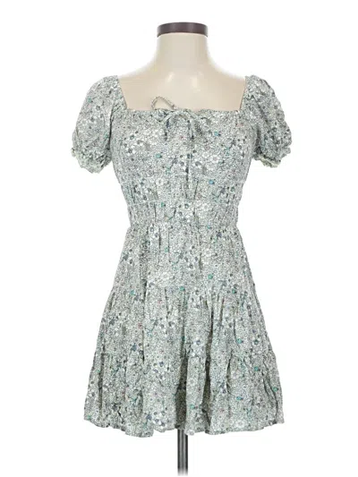 Pre-owned Assorted Brands Casual Dress In Green