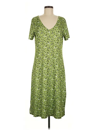 Pre-owned Assorted Brands Casual Dress In Green
