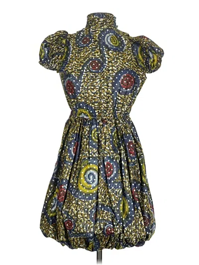 Pre-owned Assorted Brands Casual Dress In Green