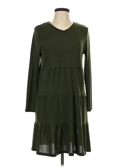 Pre-owned Assorted Brands Casual Dress In Green